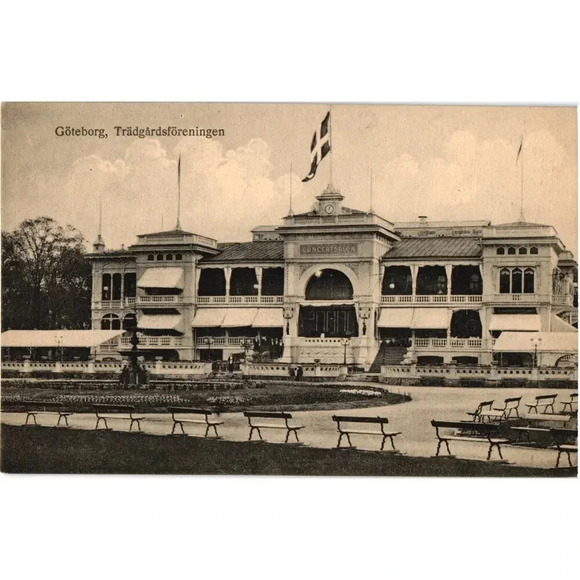 Göteborg, Trädgårdsföreningen Sweden Postcard - Picture 1 of 2